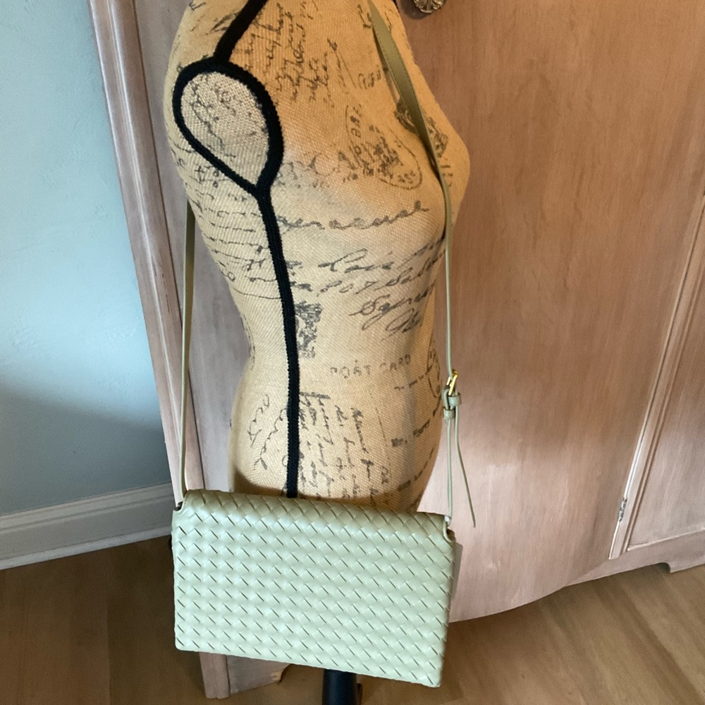 Anthropologie Foldover Woven Clutch - Picture 5 of 16